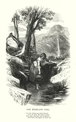 William Wordsworth: La Ragazza delle Highlands (incisione)