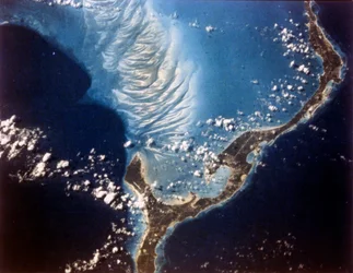 La Terra vista dallo spazio - Isola di Eleuthera, Bahamas