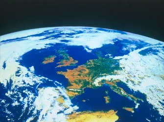 La Terra vista dallo spazio - Europa vista da un satellite, c1980