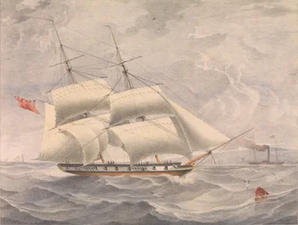 La brigantino-sloop HMS 