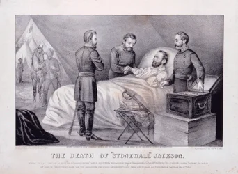 La morte di "Stonewall" Jackson (litografia)