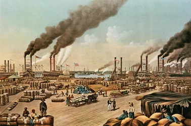 Il molo - New Orleans, 1884