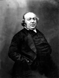 Critico francese Jules Janin, fotografato da Nadar, c.1855