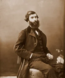 Ritratto di Ludovic Havely, librettista 1834-1908. Ha scritto per Offenbach (foto)