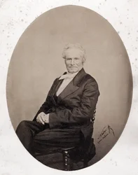 Ritratto di Octave Lacroix (1827-1901), giornalista e poeta francese