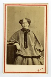 Ritratto della scrittrice George Sand (Aurore Dupin), Baronessa Dudevant