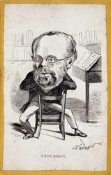 Ritratti-caricatura di Pierre-Joseph Proudhon