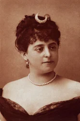 Sibyl Sanderson, soprano americano, fotografia di Felix Nadar