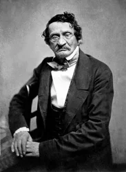 Disegnatore ungherese Moses Saphir fotografato da Nadar, c.1857