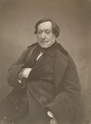 Gioacchino Rossini, marzo 1856