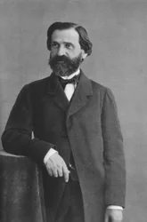 Giuseppe Verdi, compositore romantico italiano, 1813-1901