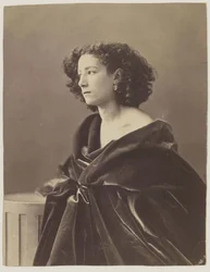 Ritratto di Sarah Bernhardt 1844-1923, 1864