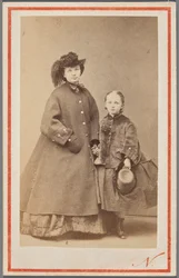 Ritratto di Jadwiga Garczyńska, nata Pruszak (1834-1917), con la figlia