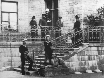 Lo Zar Alessandro III di Russia con la sua famiglia, c1886