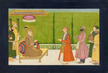 Il poeta Sundar Das davanti all