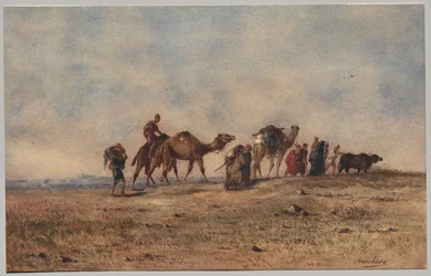 Una carovana nel deserto