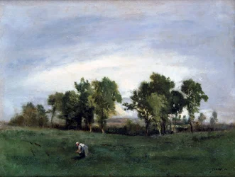 Donna in campo di campagna, c1828-1876