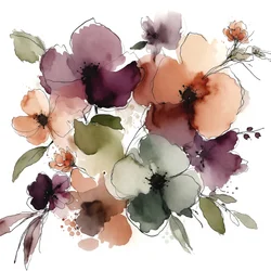 Bouquet floreale dai toni tenui