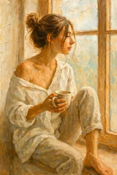 Un tranquillo caffè mattutino