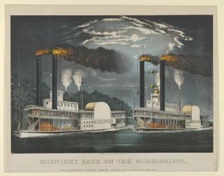 Corsa di mezzanotte sul Mississippi, 1875