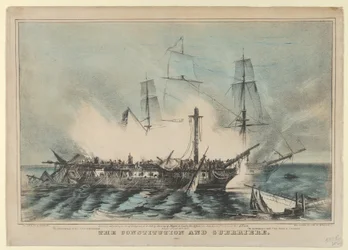 La Costituzione e Guerriere-Combattuta il 19 agosto 1812
