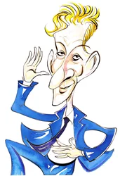 Danny Kaye - caricatura a colori