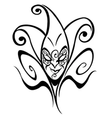 maschera da giullare