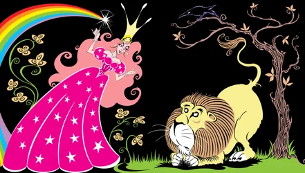Il meraviglioso mago di Oz: Glinda la Strega Buona e il Leone Codardo