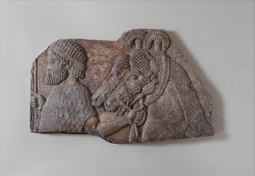 Groom straniero in una processione tributaria, c.721-05 a.C.