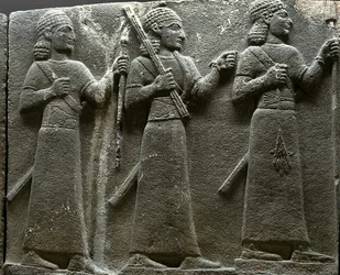 Rilievo raffigurante funzionari di corte ittiti, dalla Turchia