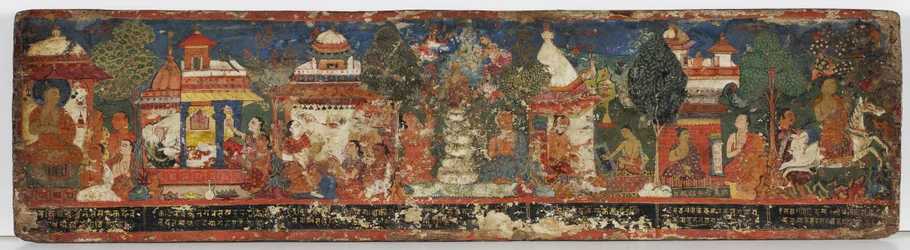Copertina di manoscritto buddhista