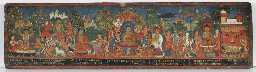 Copertina di manoscritto buddhista