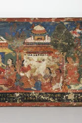 (dettaglio) da una copertina di manoscritto buddhista