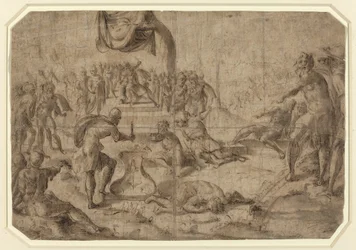 Scena di sacrificio (Gaio Muzio Scevola?)