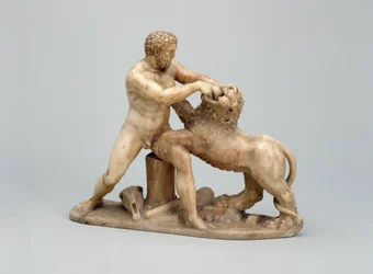 Ercole che lotta con il Leone Nemeo