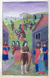 Ercole combatte Acheloo e prende il toro per le corna, 1479
