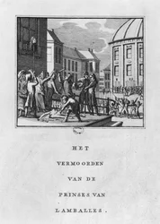 Mutilazione di Marie Thérèse Louise de Savoie-Carignan, principessa di Lamballe, il 3 settembre 1792