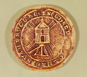 Sigillo per la Gilda dei Mugnai di Bruges, 1407