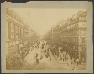 Parigi, prospettiva Boulevard Montmartre