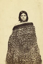 Mina Makata, mezzosangue Maori, c.1865