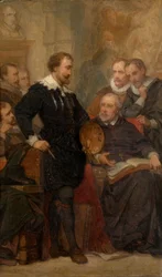 Peter Paul Rubens nel suo Studio
