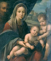 Sacra Famiglia con il bambino San Giovanni