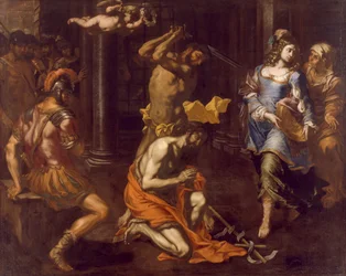 La decapitazione di San Giovanni Battista di Niccolò de Simone (attivo 1636-1655)