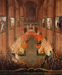Sessione di apertura del Concilio di Trento nel 1545