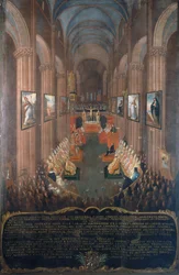 Sessione di apertura del Concilio di Trento del 1545, dettaglio