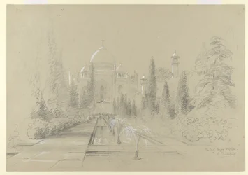 Il Taj Mahal, Agra, 24 gennaio 1870