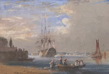 H.M.S. St. Vincent a Plymouth