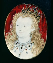 Miniatura della regina Elisabetta I