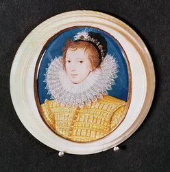 Ritratto di un giovane uomo con un cappello nero e un