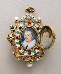 Ritratti di uomo e donna sconosciuti, ca. 1590